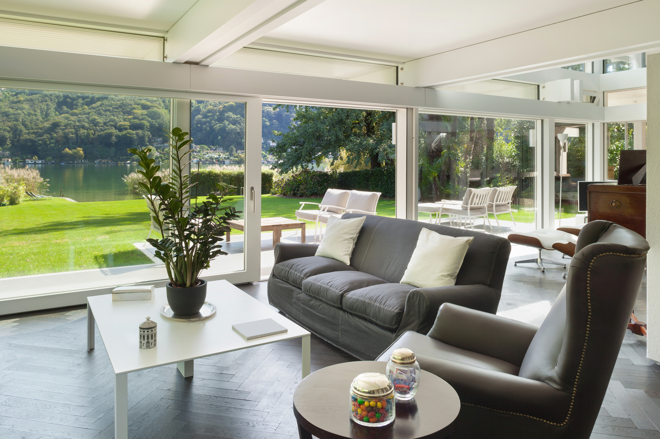 living room of a modern house